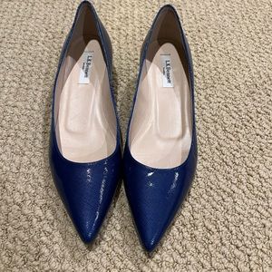 LK Bennet Cobalt Blue Leather shoes- size 40